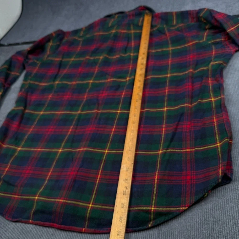 Vintage Polo Ralph Lauren shirt Mens Plaid Long Sleeve Button Down 2XL - Picture 6 of 6